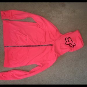 Fox zip up hoodie